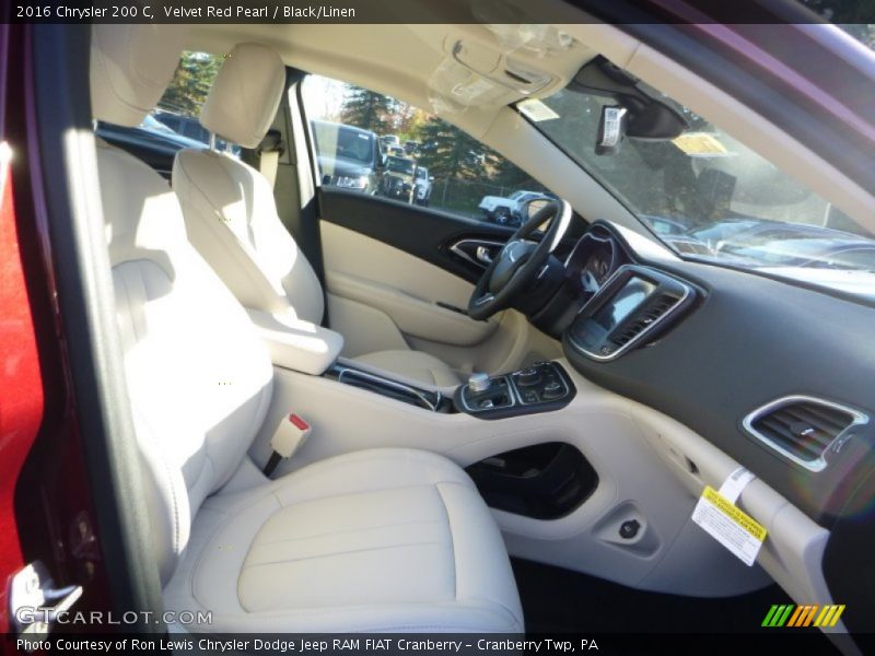 Velvet Red Pearl / Black/Linen 2016 Chrysler 200 C