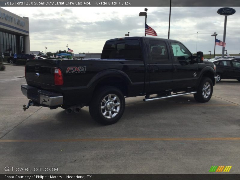 Tuxedo Black / Black 2015 Ford F250 Super Duty Lariat Crew Cab 4x4