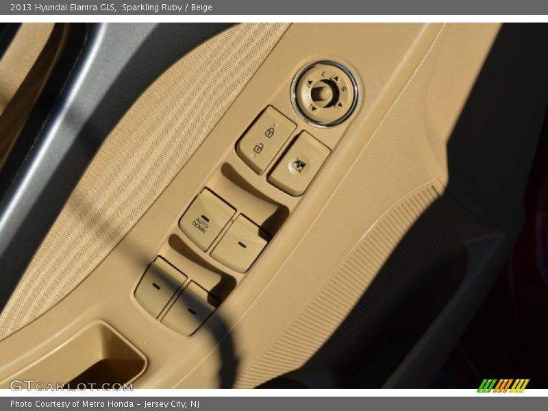 Sparkling Ruby / Beige 2013 Hyundai Elantra GLS