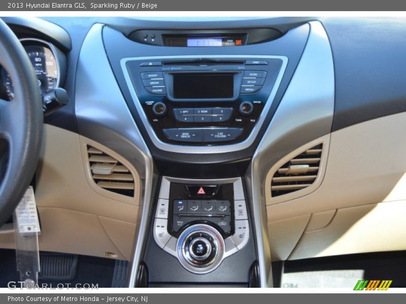 Sparkling Ruby / Beige 2013 Hyundai Elantra GLS