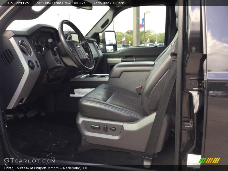 Tuxedo Black / Black 2015 Ford F250 Super Duty Lariat Crew Cab 4x4