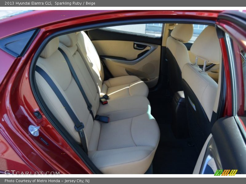 Sparkling Ruby / Beige 2013 Hyundai Elantra GLS