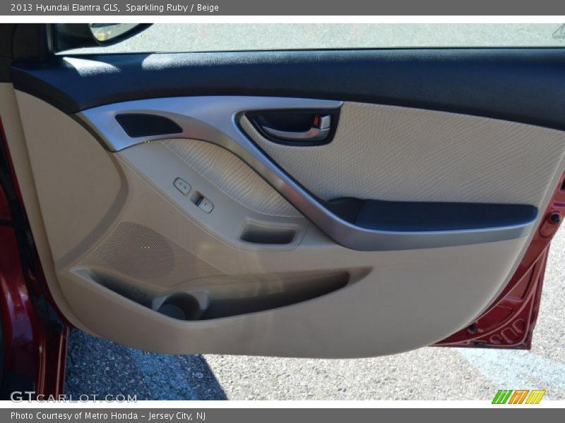 Sparkling Ruby / Beige 2013 Hyundai Elantra GLS