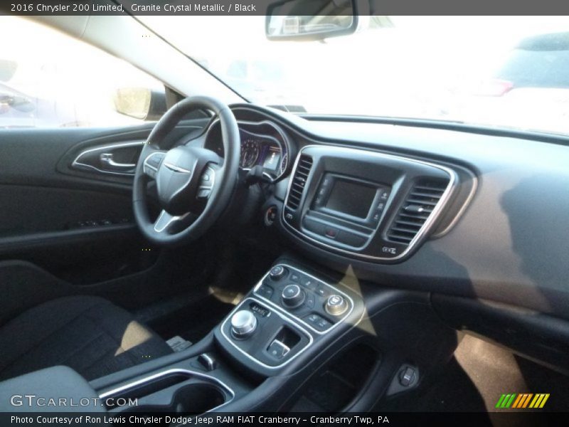 Granite Crystal Metallic / Black 2016 Chrysler 200 Limited
