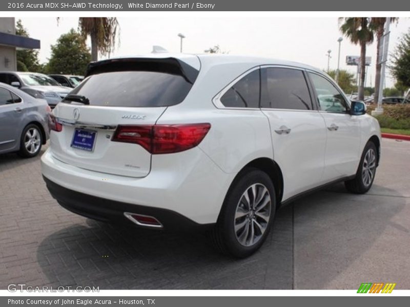 White Diamond Pearl / Ebony 2016 Acura MDX SH-AWD Technology