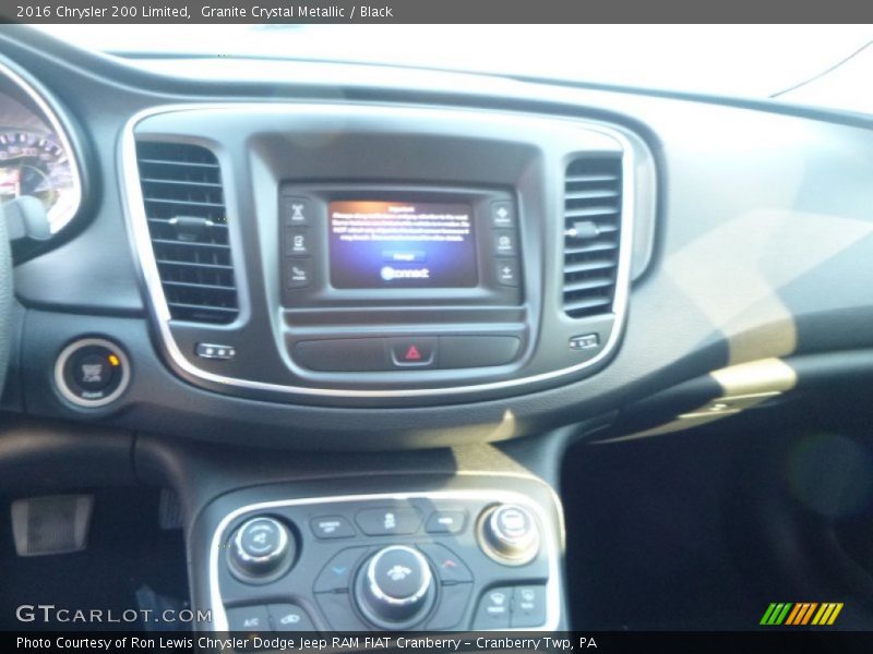 Granite Crystal Metallic / Black 2016 Chrysler 200 Limited