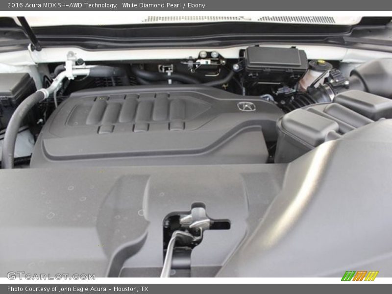 White Diamond Pearl / Ebony 2016 Acura MDX SH-AWD Technology