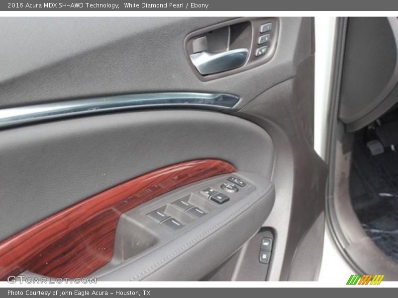 White Diamond Pearl / Ebony 2016 Acura MDX SH-AWD Technology