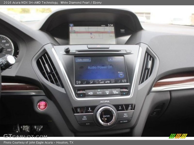 White Diamond Pearl / Ebony 2016 Acura MDX SH-AWD Technology