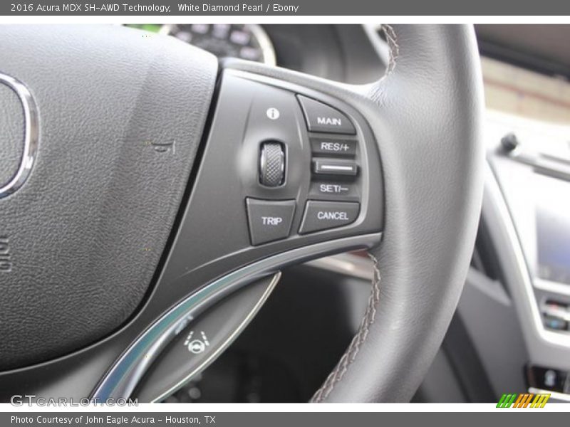White Diamond Pearl / Ebony 2016 Acura MDX SH-AWD Technology