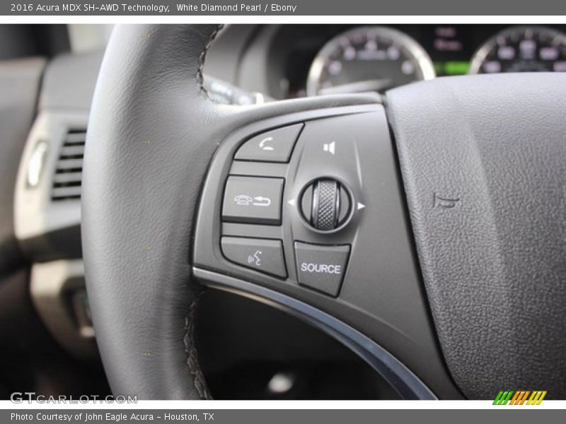 White Diamond Pearl / Ebony 2016 Acura MDX SH-AWD Technology