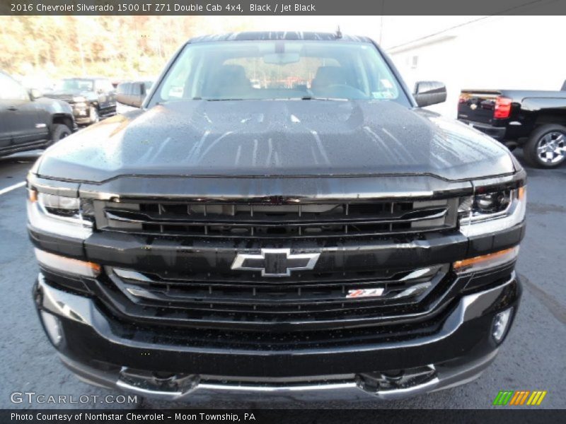 Black / Jet Black 2016 Chevrolet Silverado 1500 LT Z71 Double Cab 4x4