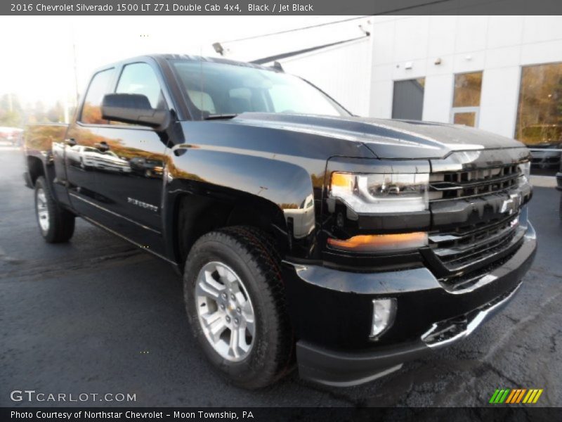 Black / Jet Black 2016 Chevrolet Silverado 1500 LT Z71 Double Cab 4x4