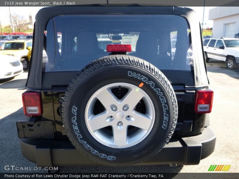 Black / Black 2016 Jeep Wrangler Sport