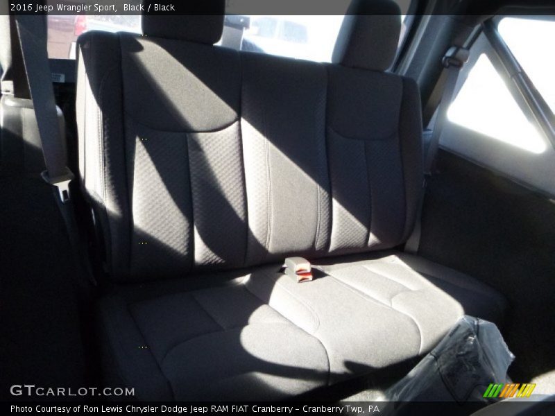 Black / Black 2016 Jeep Wrangler Sport