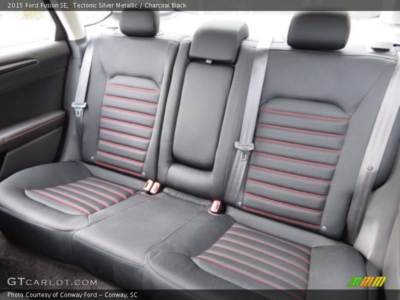 Tectonic Silver Metallic / Charcoal Black 2015 Ford Fusion SE