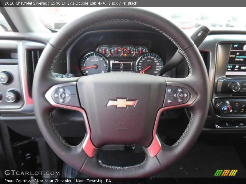 Black / Jet Black 2016 Chevrolet Silverado 1500 LT Z71 Double Cab 4x4