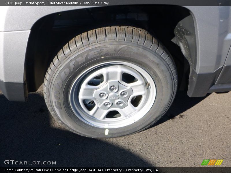 Billet Silver Metallic / Dark Slate Gray 2016 Jeep Patriot Sport