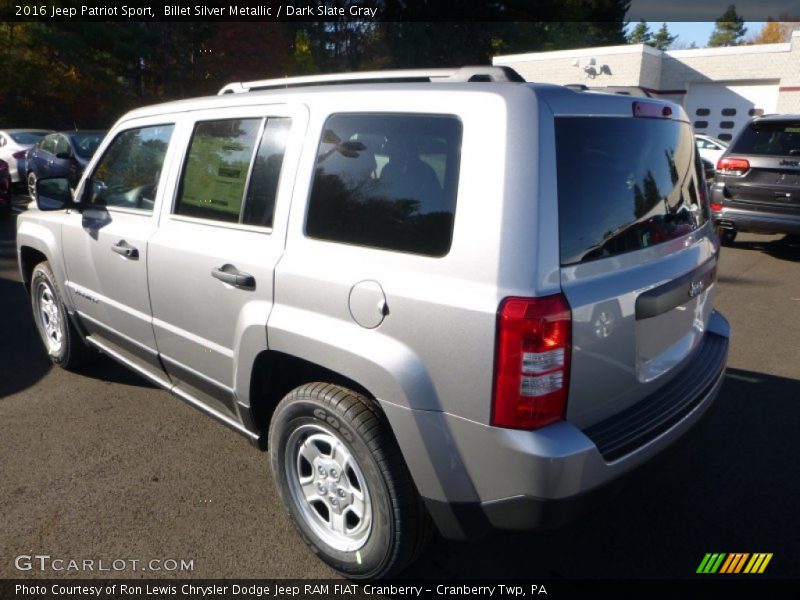 Billet Silver Metallic / Dark Slate Gray 2016 Jeep Patriot Sport