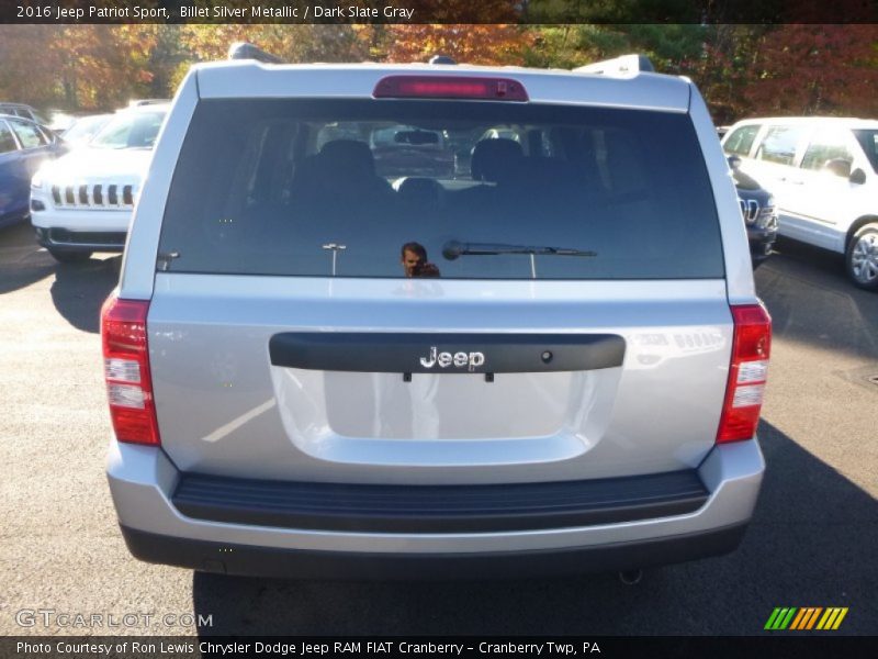 Billet Silver Metallic / Dark Slate Gray 2016 Jeep Patriot Sport