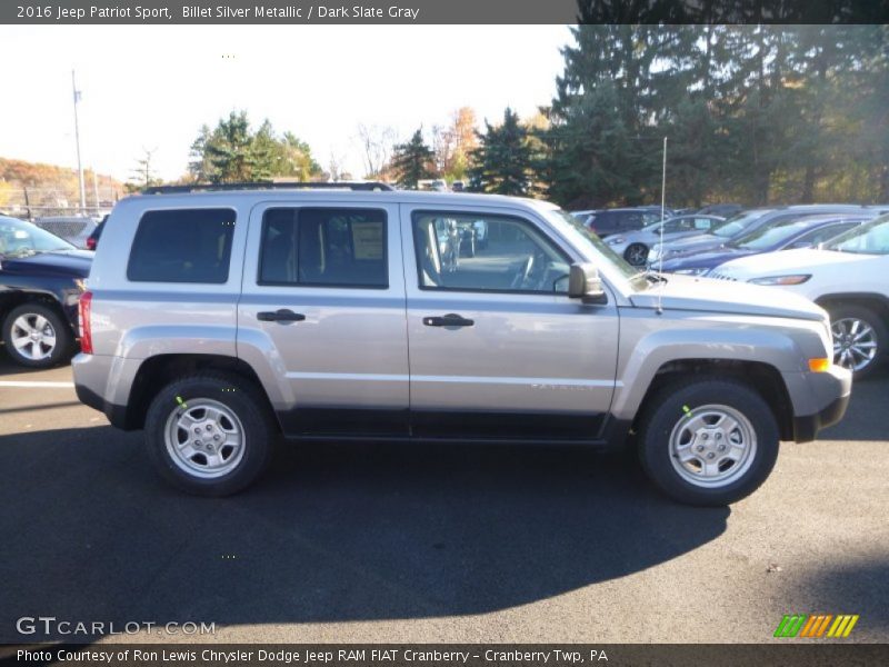 Billet Silver Metallic / Dark Slate Gray 2016 Jeep Patriot Sport