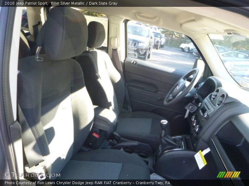 Billet Silver Metallic / Dark Slate Gray 2016 Jeep Patriot Sport