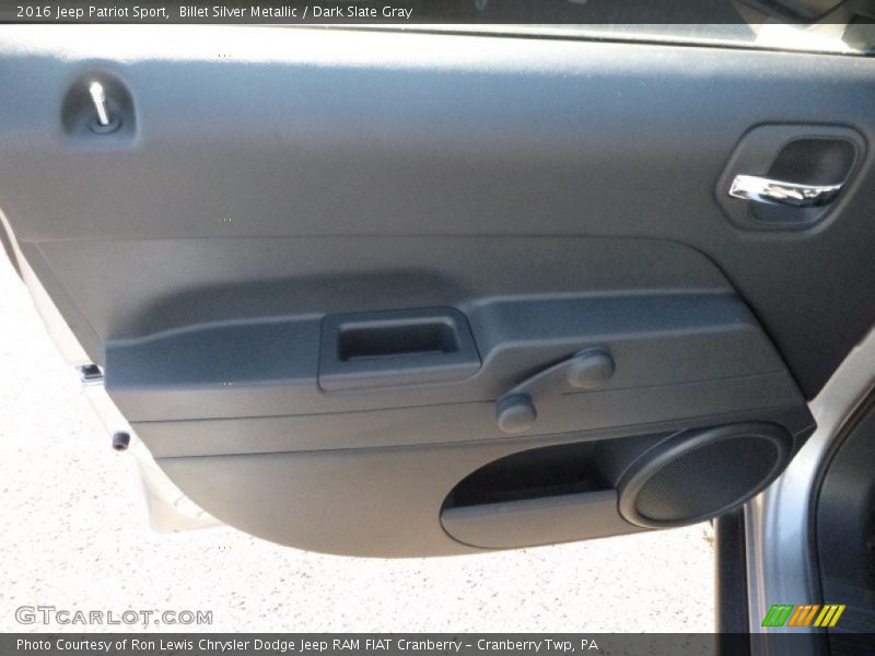 Billet Silver Metallic / Dark Slate Gray 2016 Jeep Patriot Sport