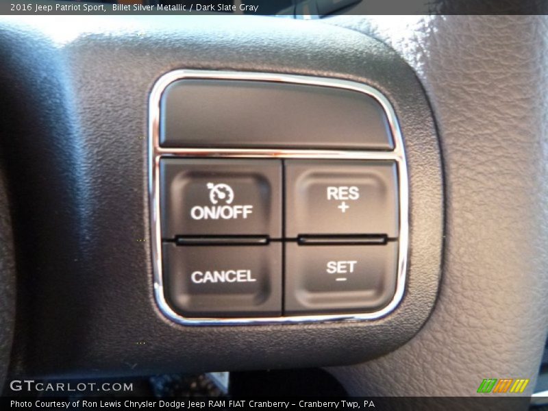 Billet Silver Metallic / Dark Slate Gray 2016 Jeep Patriot Sport