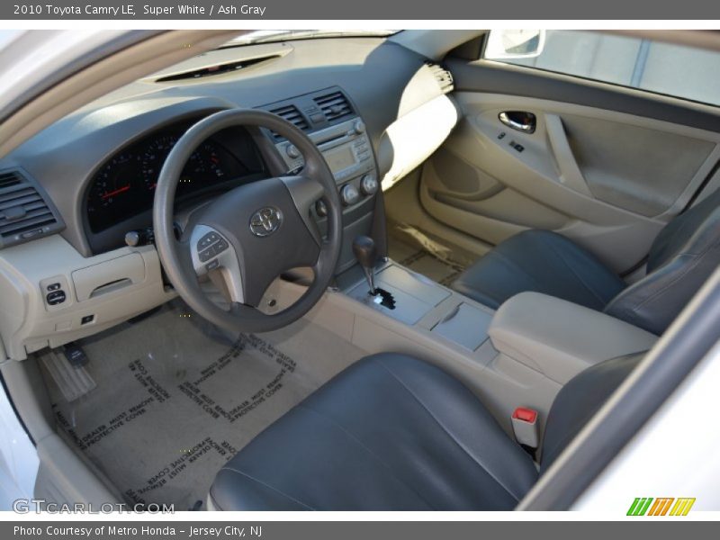 Super White / Ash Gray 2010 Toyota Camry LE