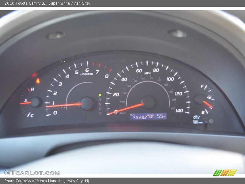 Super White / Ash Gray 2010 Toyota Camry LE