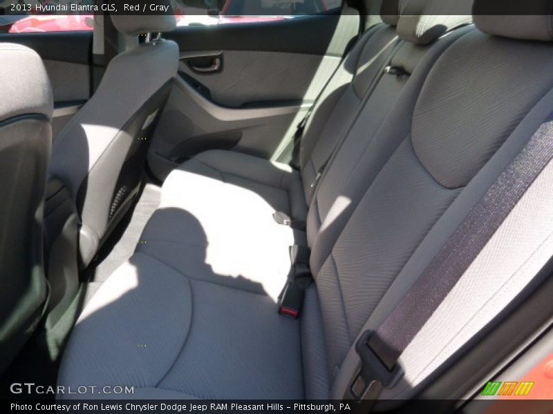 Red / Gray 2013 Hyundai Elantra GLS