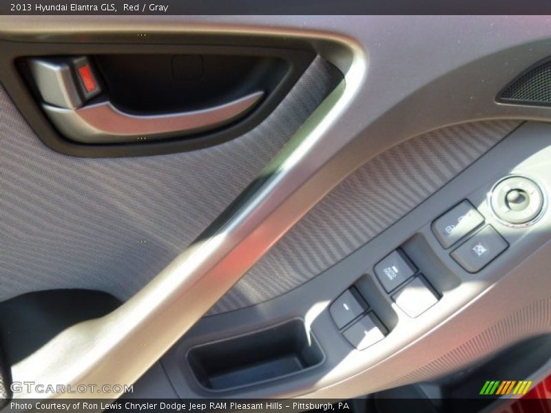 Red / Gray 2013 Hyundai Elantra GLS