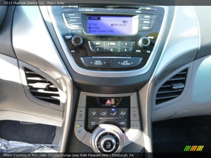 Red / Gray 2013 Hyundai Elantra GLS