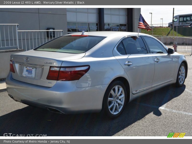 Mercury Silver Metallic / Black 2009 Lexus LS 460 L AWD