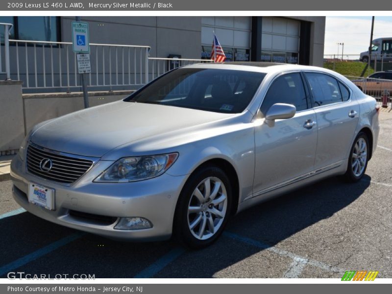 Mercury Silver Metallic / Black 2009 Lexus LS 460 L AWD