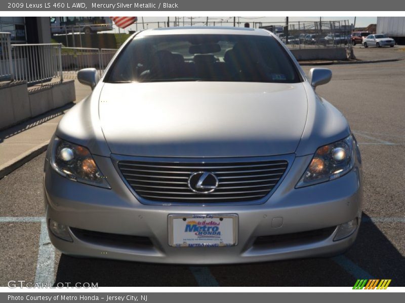 Mercury Silver Metallic / Black 2009 Lexus LS 460 L AWD