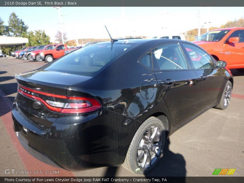 Pitch Black / Black 2016 Dodge Dart SE