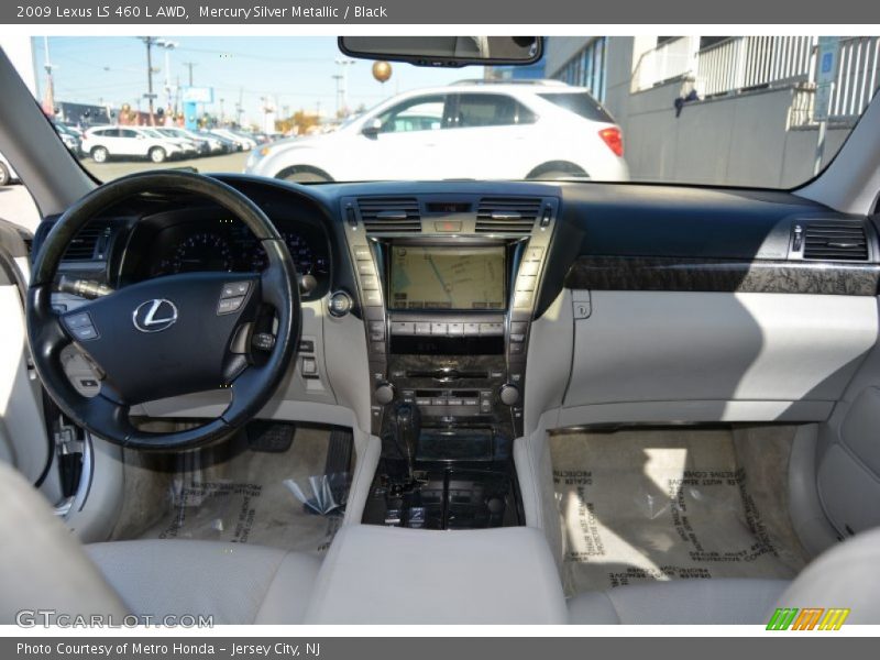 Mercury Silver Metallic / Black 2009 Lexus LS 460 L AWD