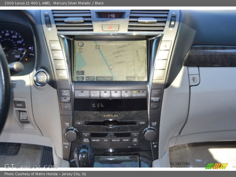 Mercury Silver Metallic / Black 2009 Lexus LS 460 L AWD