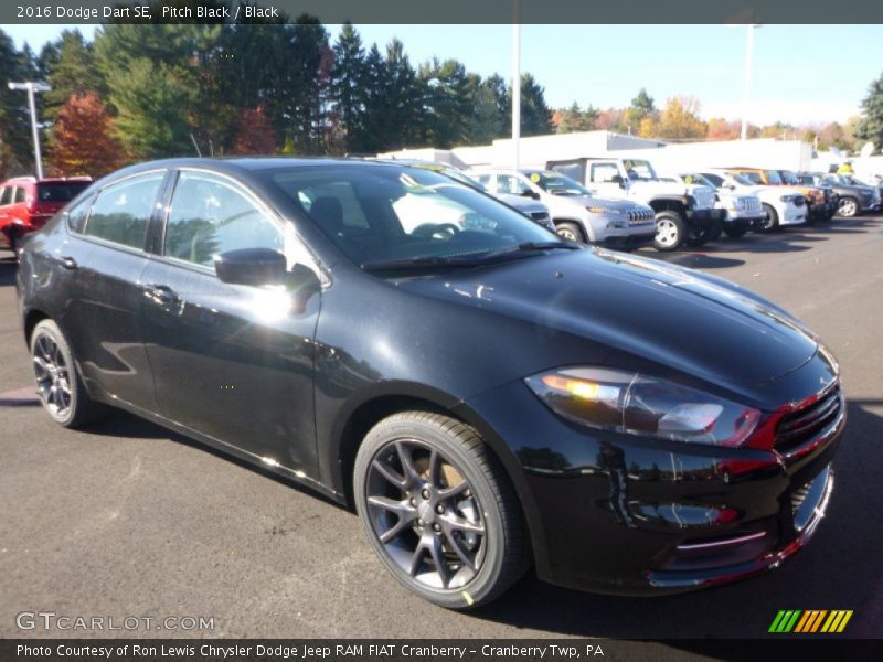 Pitch Black / Black 2016 Dodge Dart SE