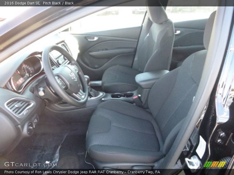 Pitch Black / Black 2016 Dodge Dart SE