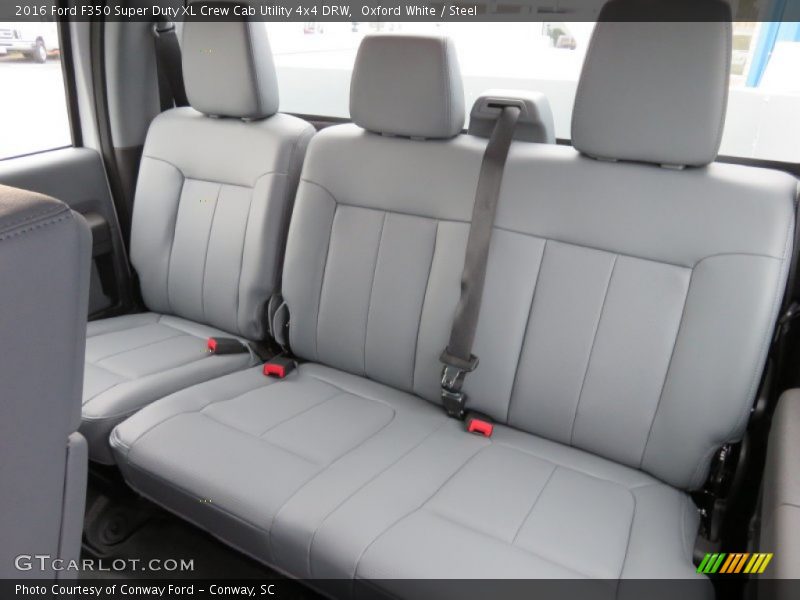 Oxford White / Steel 2016 Ford F350 Super Duty XL Crew Cab Utility 4x4 DRW