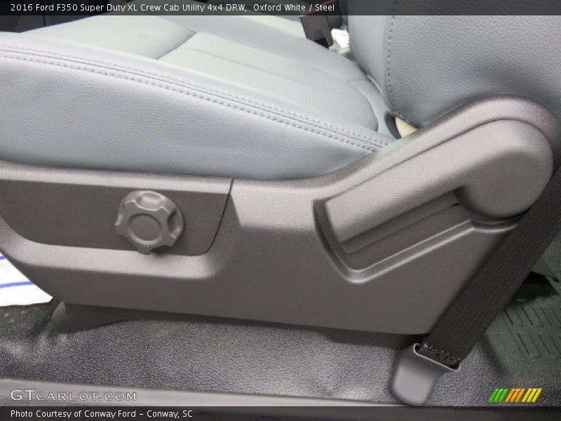 Oxford White / Steel 2016 Ford F350 Super Duty XL Crew Cab Utility 4x4 DRW