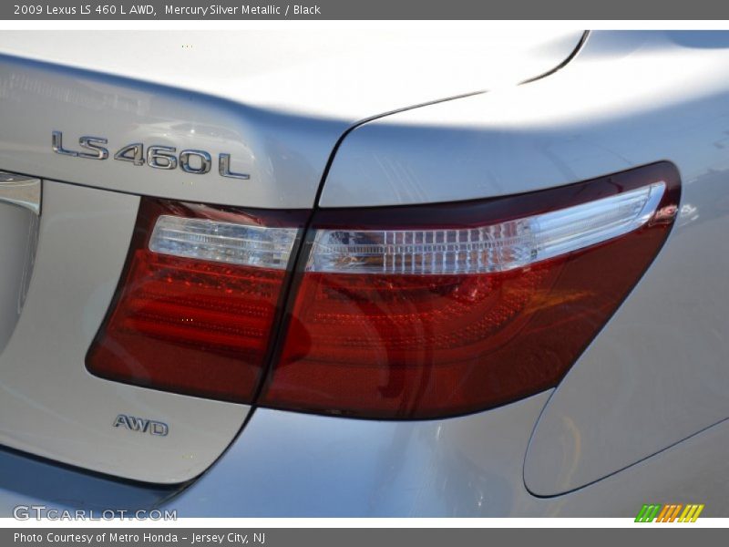 Mercury Silver Metallic / Black 2009 Lexus LS 460 L AWD