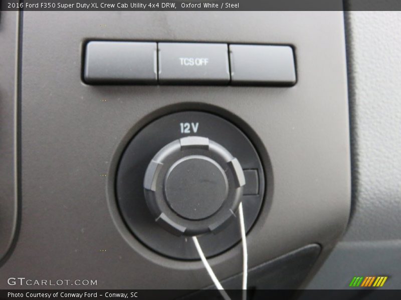 Oxford White / Steel 2016 Ford F350 Super Duty XL Crew Cab Utility 4x4 DRW