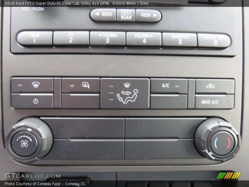 Oxford White / Steel 2016 Ford F350 Super Duty XL Crew Cab Utility 4x4 DRW