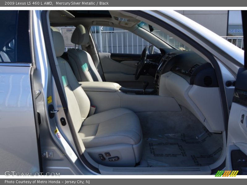Mercury Silver Metallic / Black 2009 Lexus LS 460 L AWD