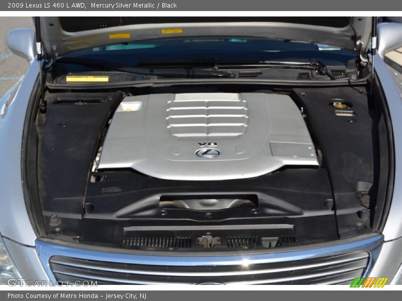 Mercury Silver Metallic / Black 2009 Lexus LS 460 L AWD
