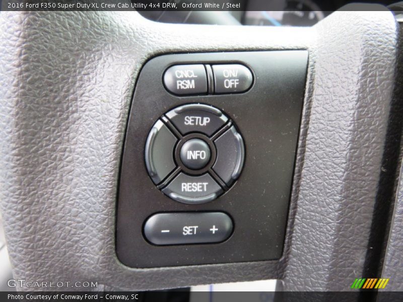 Oxford White / Steel 2016 Ford F350 Super Duty XL Crew Cab Utility 4x4 DRW