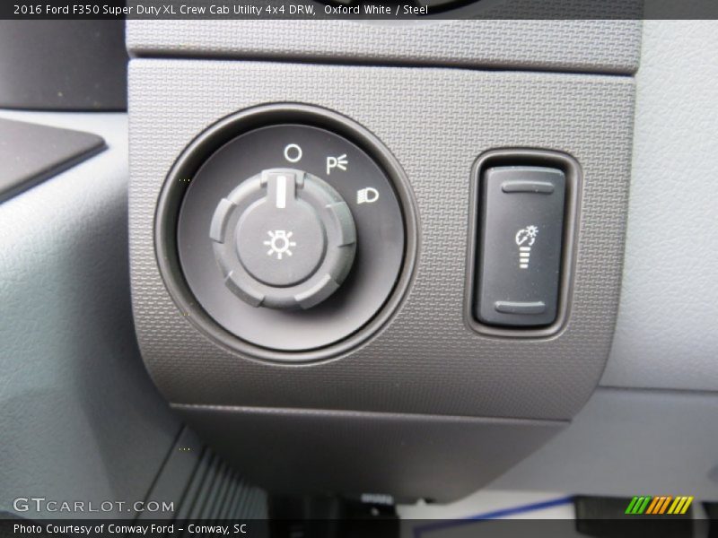 Oxford White / Steel 2016 Ford F350 Super Duty XL Crew Cab Utility 4x4 DRW